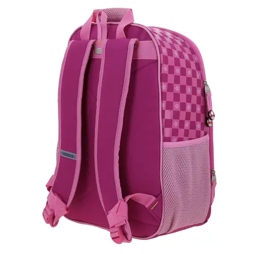 Mochila escolar para niña Mario Bros by Chenson color rosa divertida y segura - Modelo MB70733 5