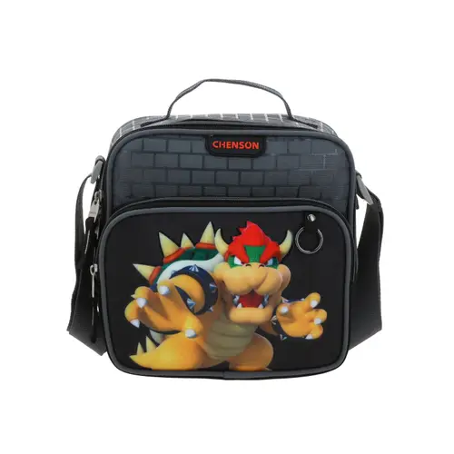 Lonchera Escolar Mario Bros Gris Térmica para Niño | Chenson 1