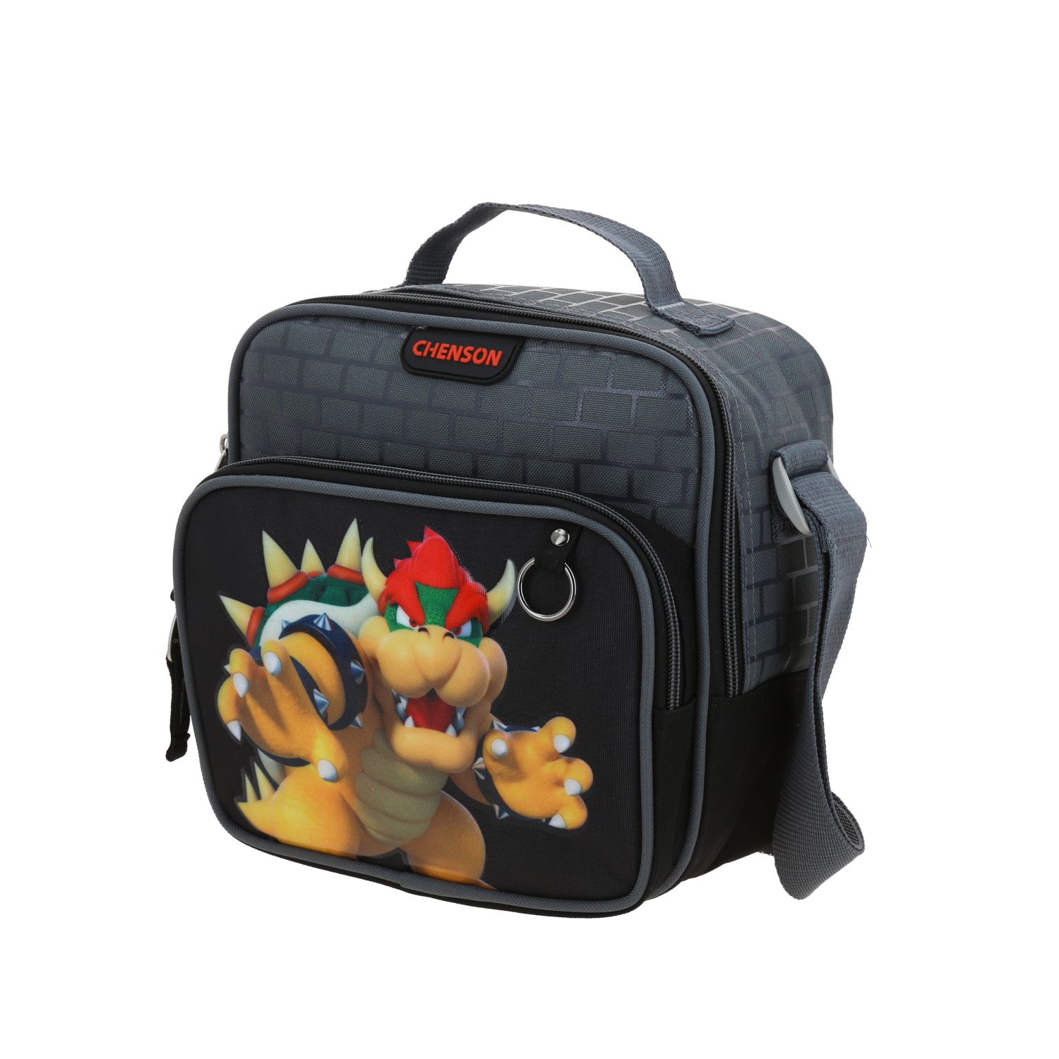 Lonchera Escolar Mario Bros Gris Térmica para Niño | Chenson 2
