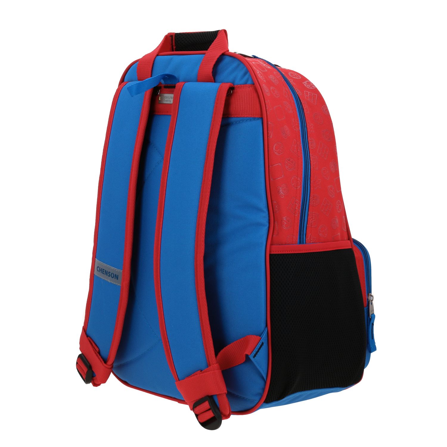 Mochila Escolar Mario Bros Azul Chenson - Resistente Niño 5