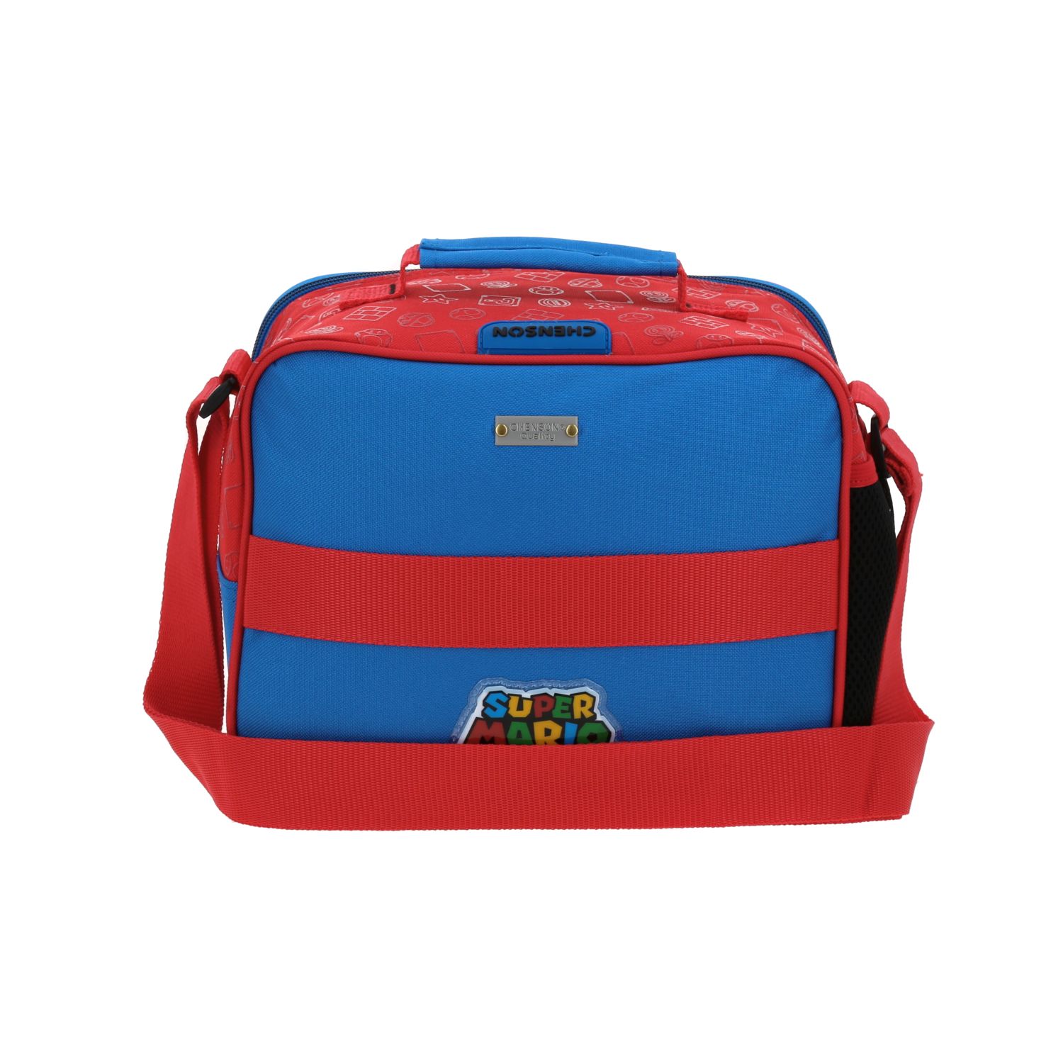 Lonchera Escolar Mario Bros Azul Térmica Chenson 4