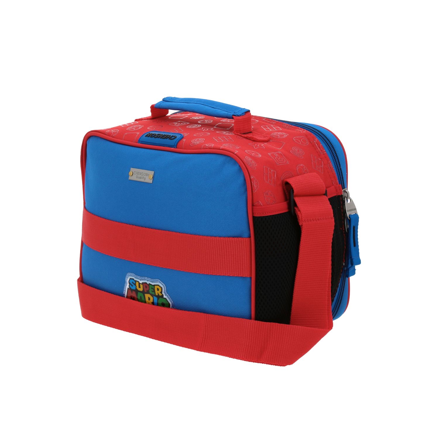 Lonchera Escolar Mario Bros Azul Térmica Chenson 5