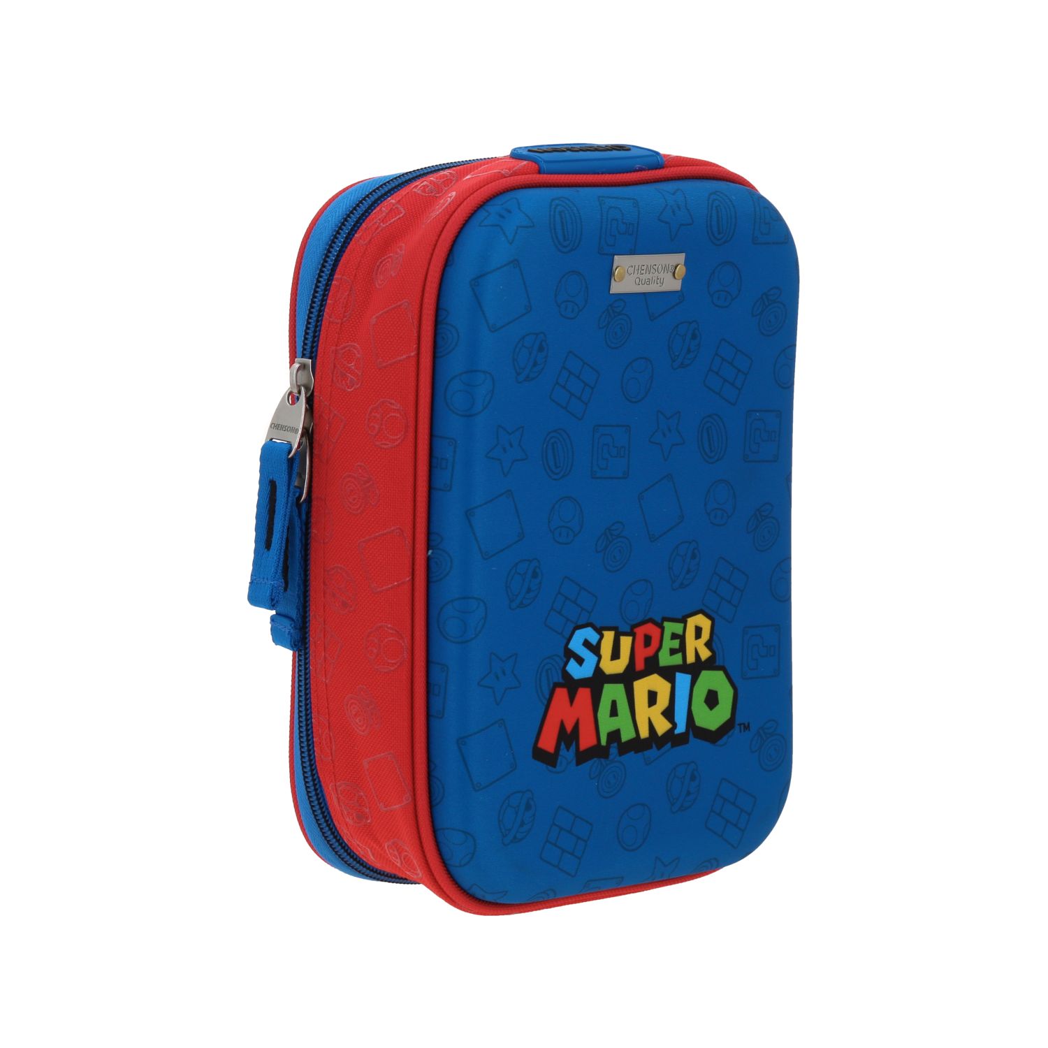 Lapicera Escolar Mario Bros Azul | Estuche Chenson Niño 3