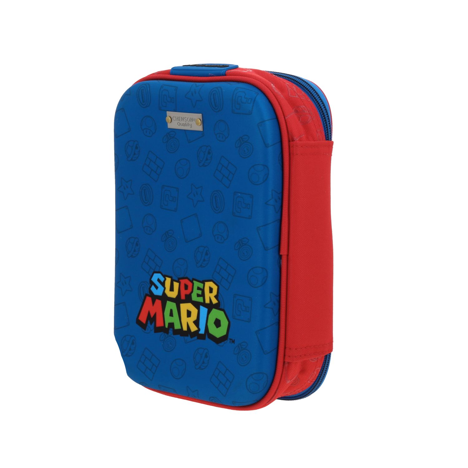 Lapicera Escolar Mario Bros Azul | Estuche Chenson Niño 5