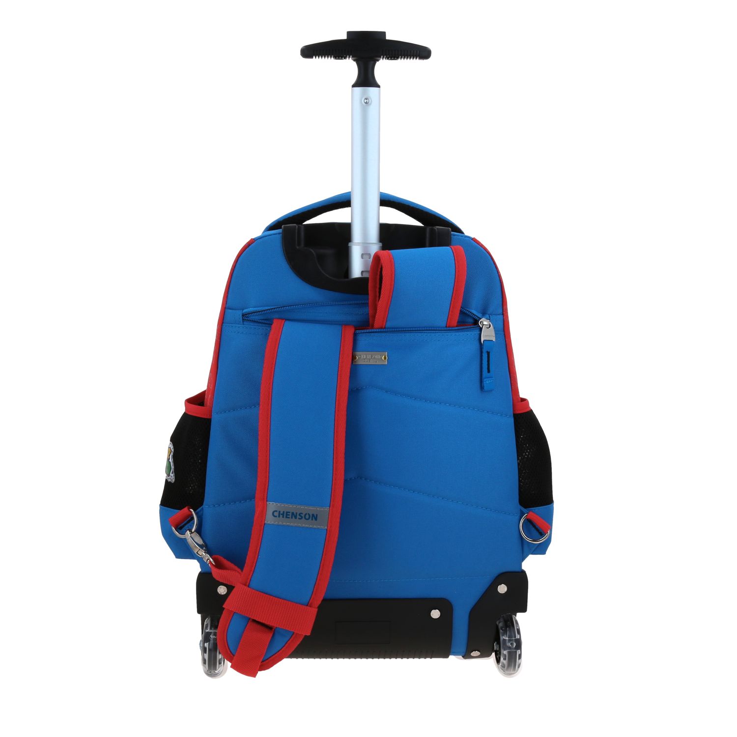 Mochila con Ruedas Mario Bros Azul Chenson Escolar 4