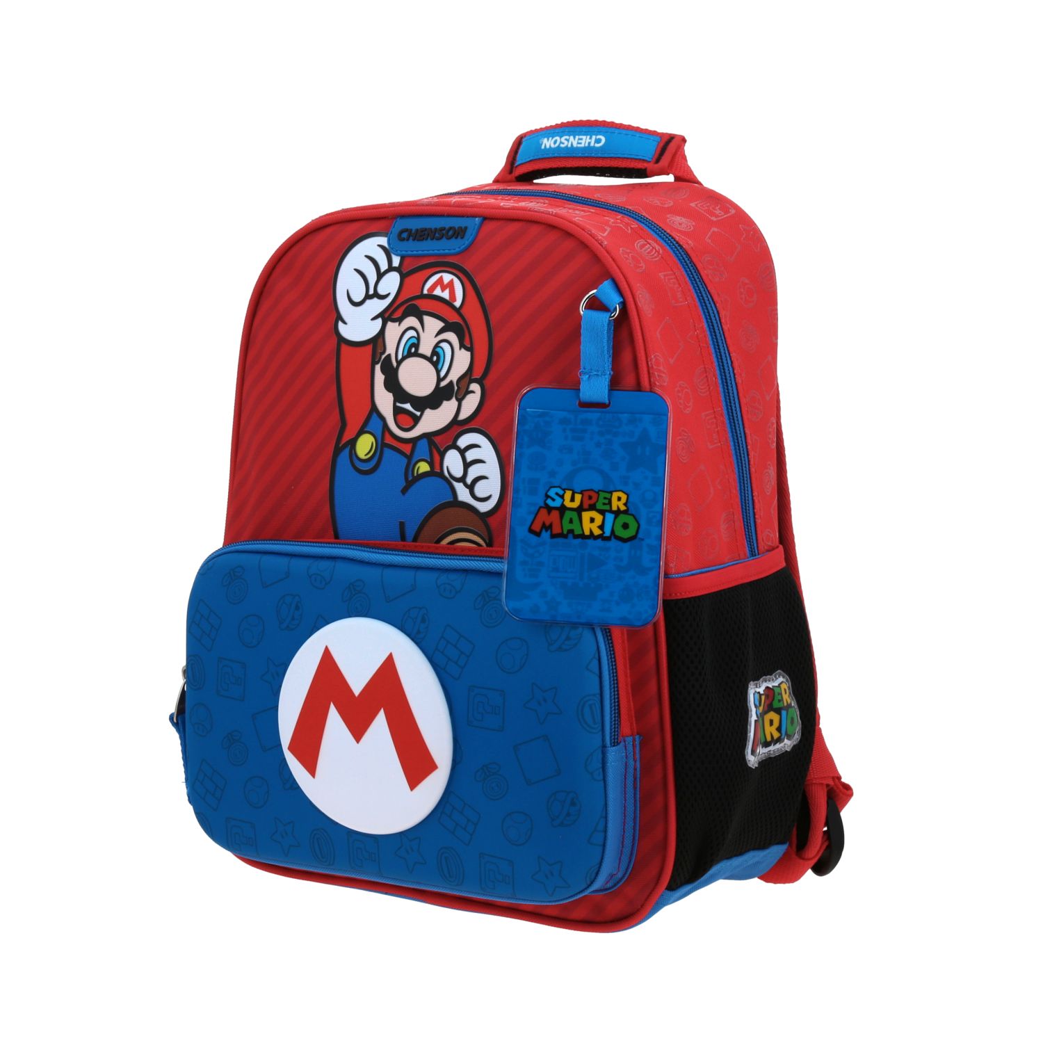 Mochila Kinder Mario Bros Azul Chenson | Niño 2
