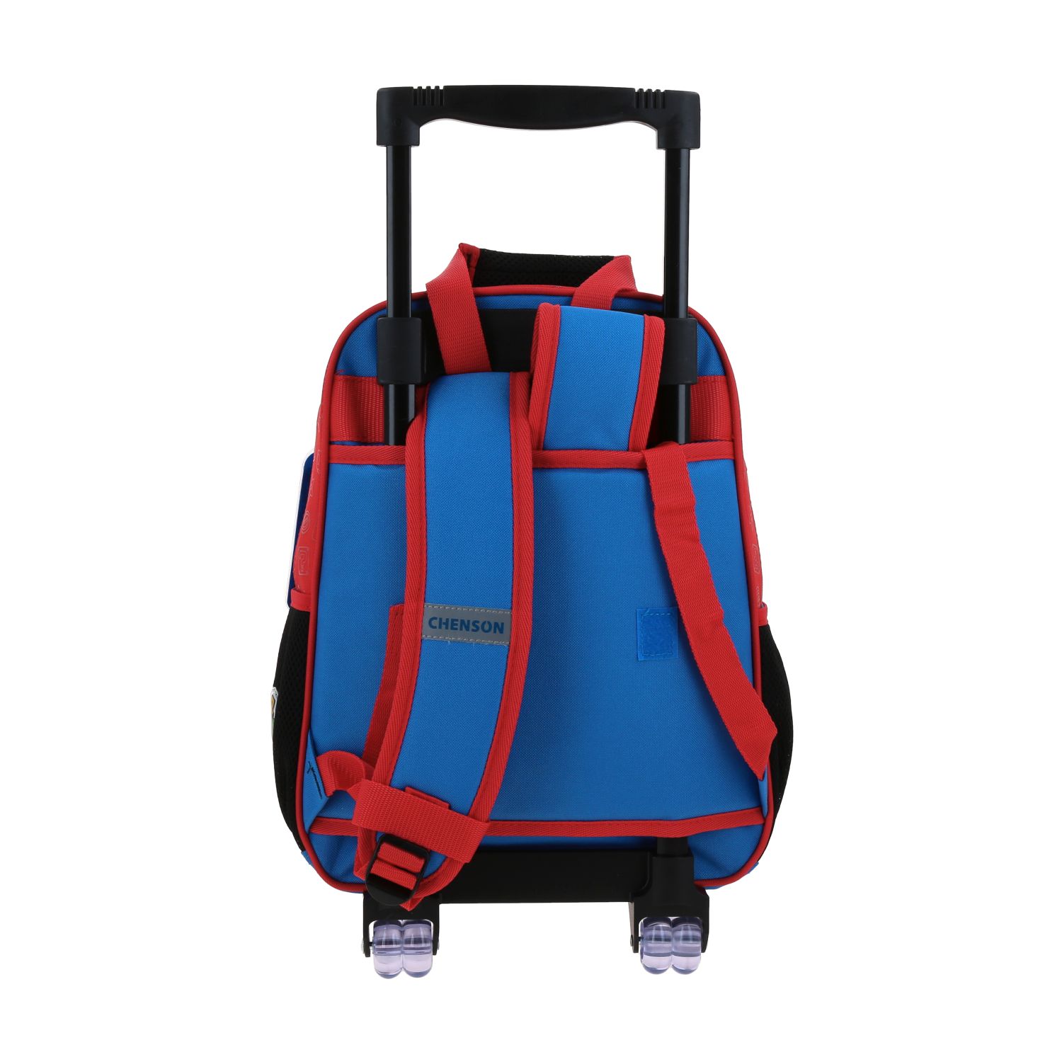 Mochila con Ruedas Mario Bros Azul Chenson Escolar 4