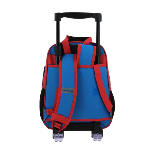 Mochila con Ruedas Mario Bros Azul Chenson Kinder - vista 2