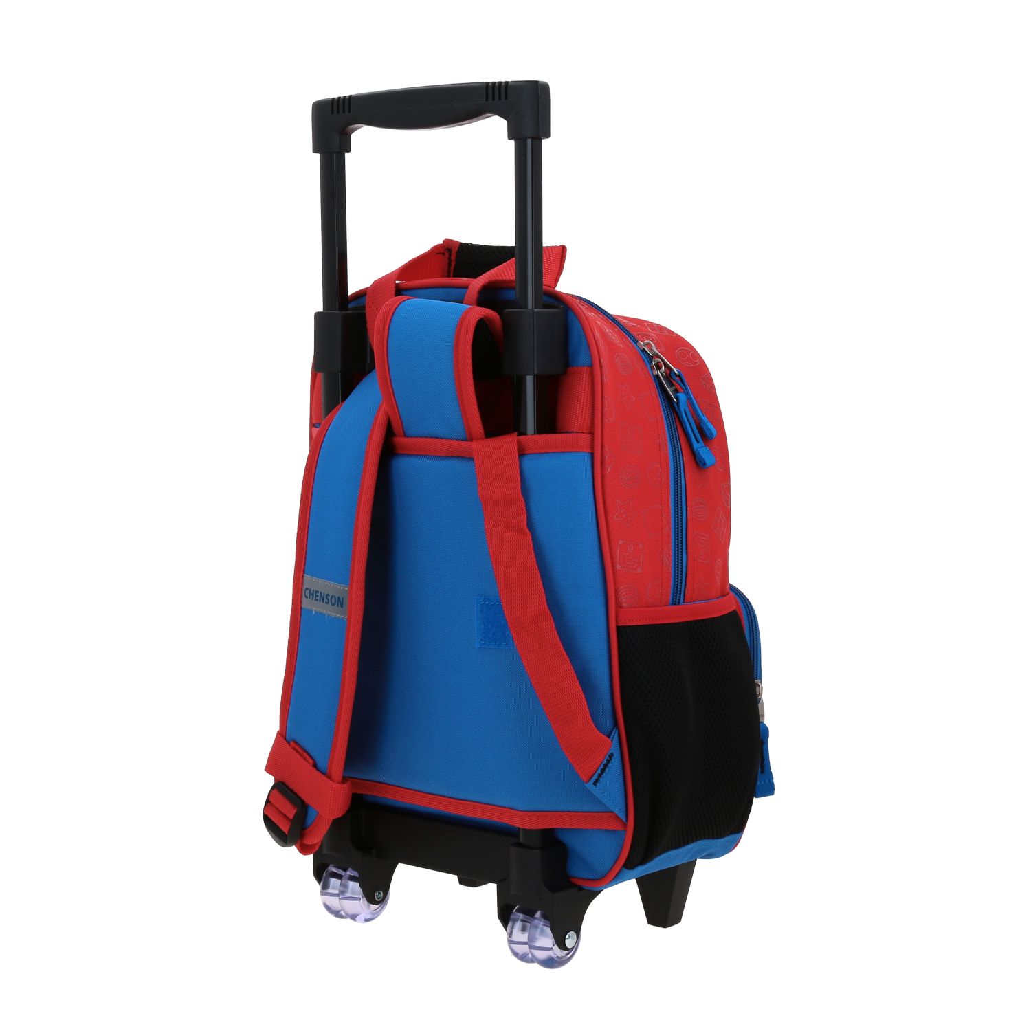 Mochila con Ruedas Mario Bros Azul Chenson Escolar 5