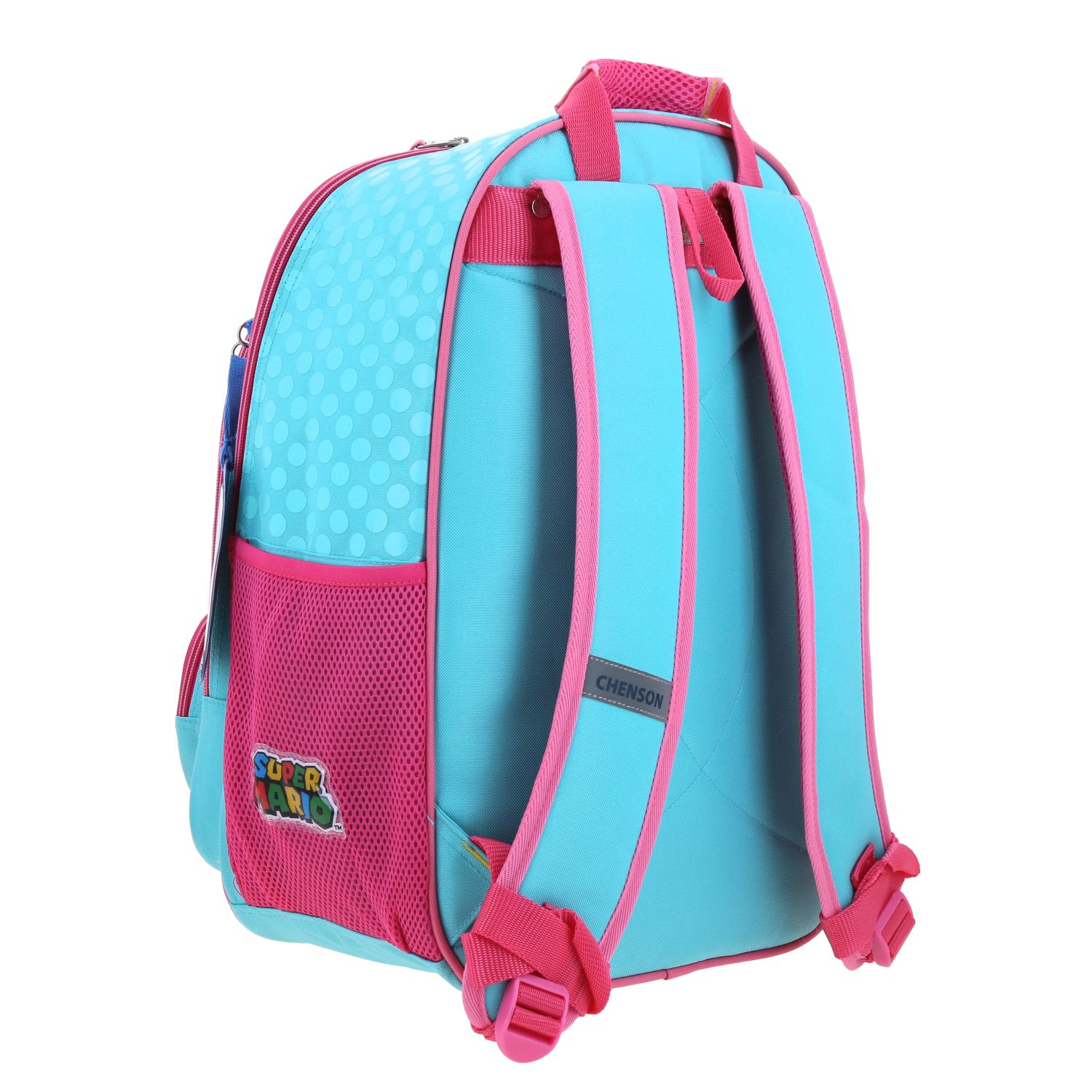 Mochila Escolar Mario Bros Turquesa Chenson Niño 3