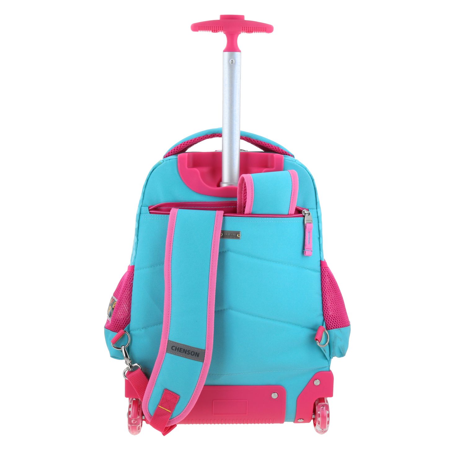 Mochila con Ruedas Mario Bros Turquesa Infantil Chenson 4