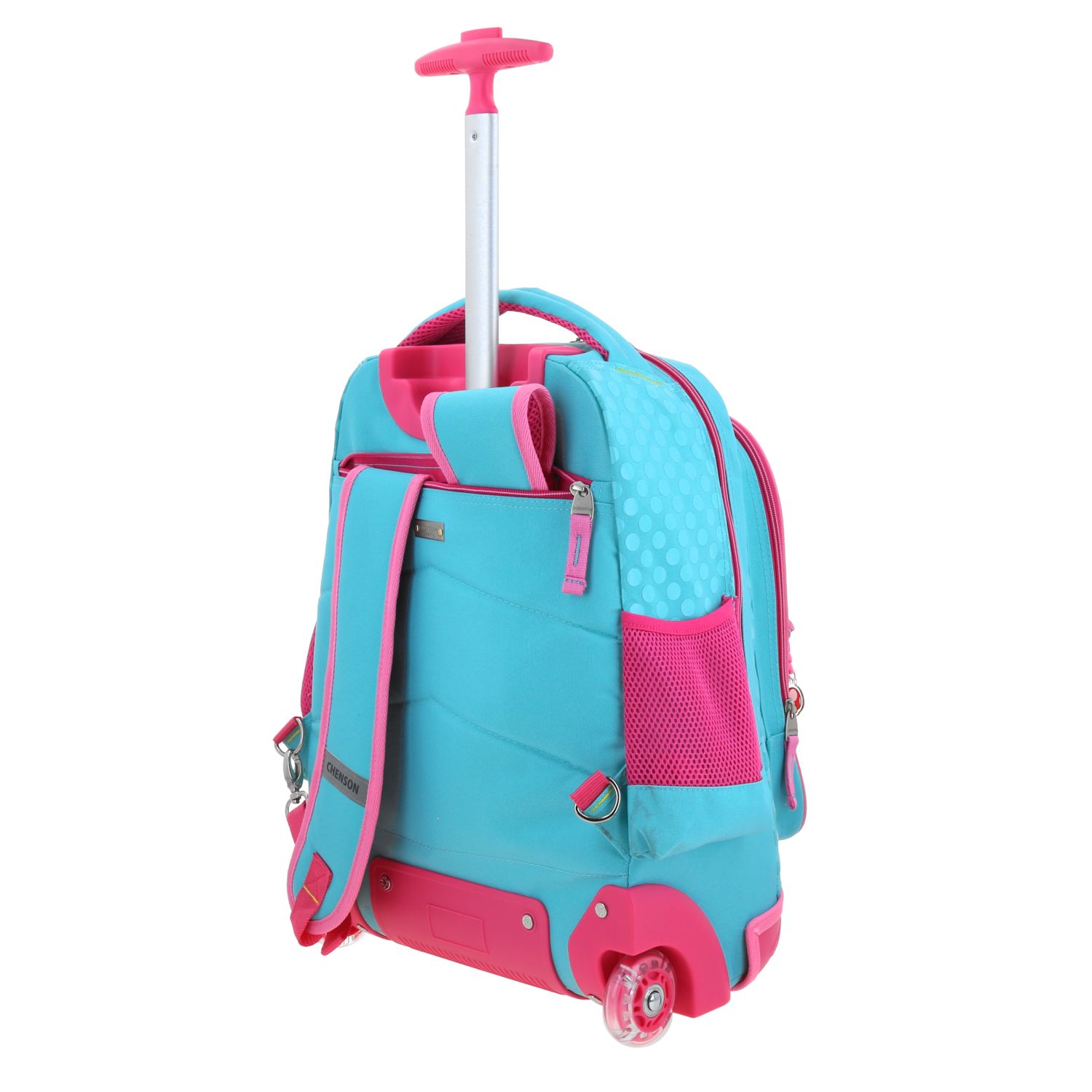 Mochila con Ruedas Mario Bros Turquesa Infantil Chenson 5