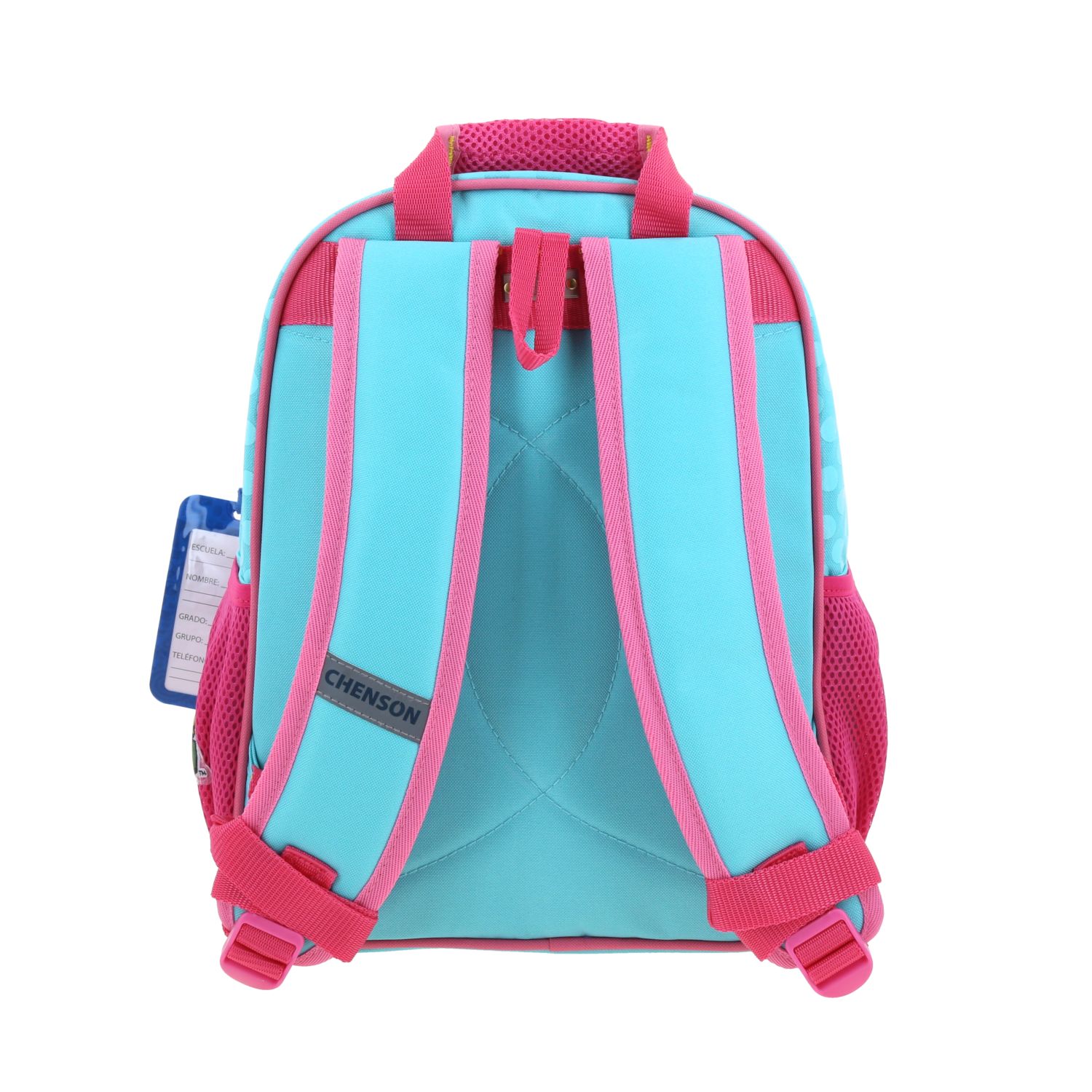 Mochila Escolar Mario Bros Turquesa Chenson Resistente Niño 4