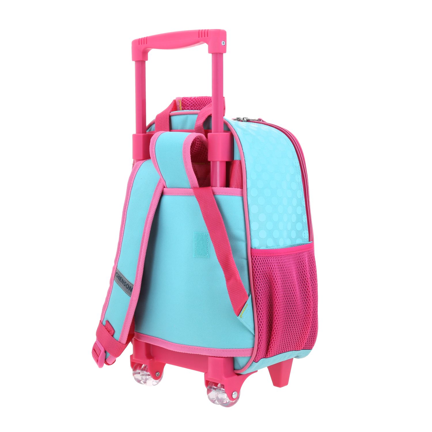 Mochila con Ruedas Mario Bros Turquesa Escolar Infantil 5