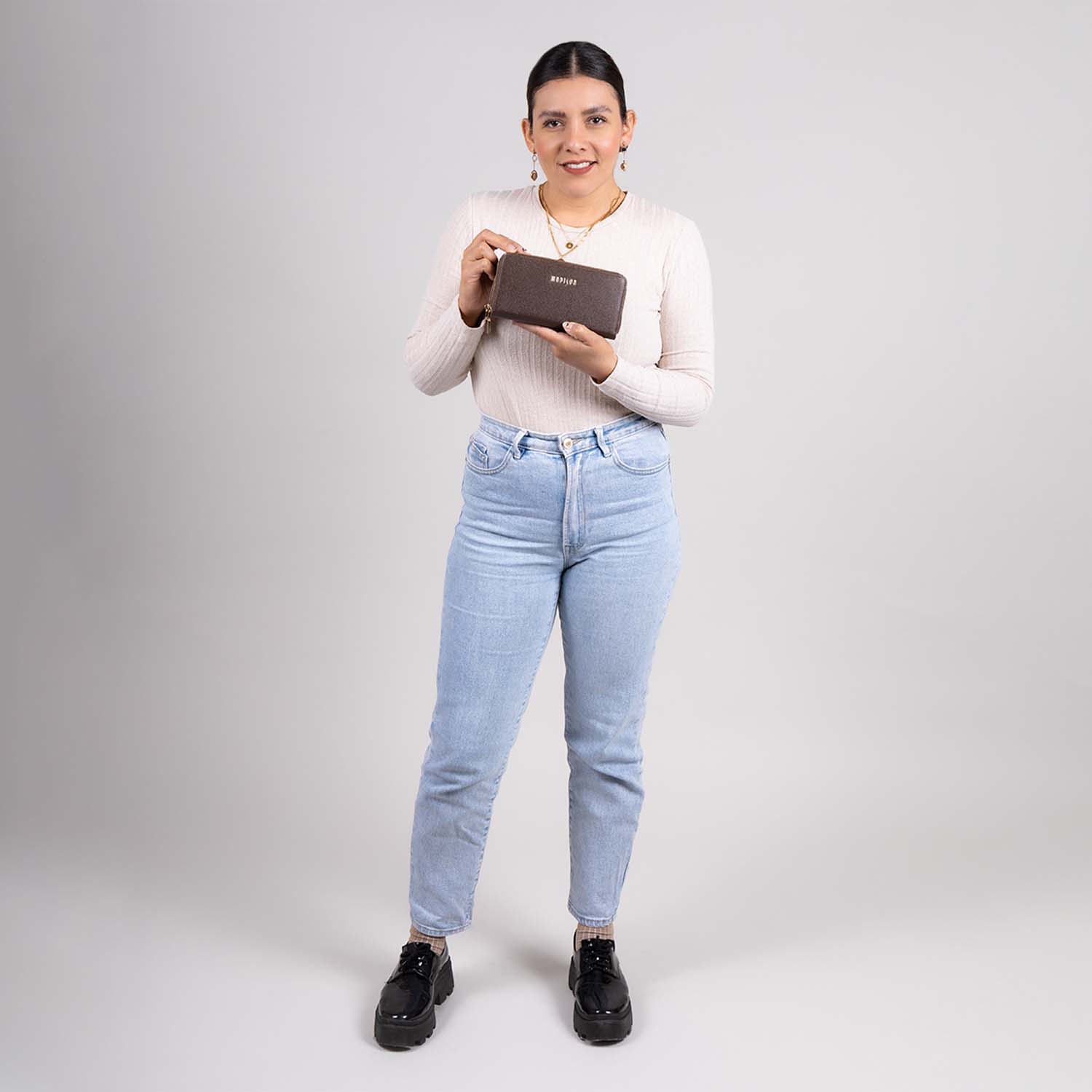 Cartera Madison Café para Mujer | Billetera con Tarjetero - vista 2