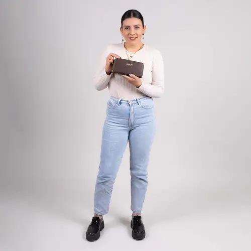 Cartera Madison Café para Mujer | Billetera con Tarjetero - vista 2