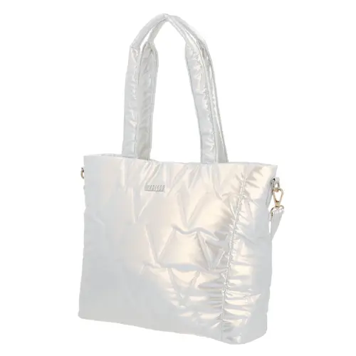 Bolsa Grande Madison Blanco para Dama - Tote Casual y Funcional 2
