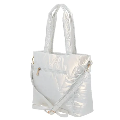 Bolsa Grande Madison Blanco para Dama - Tote Casual y Funcional 5