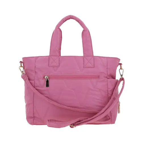 Bolsa de Mano Rosa Madison by Chenson | Bolso para Dama con Cierre 4
