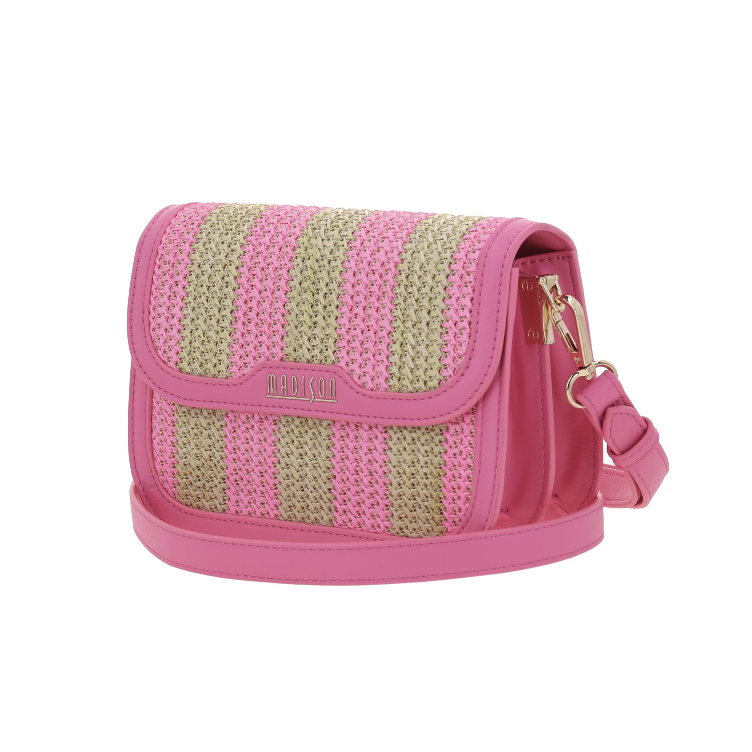 Bolsa de Lado para Dama Madison by Chenson Rosa con Doble Compartimento 2
