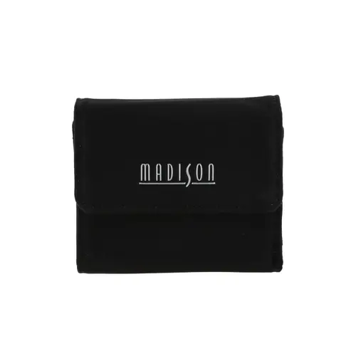 Cartera Madison para mujer negro broche presión tarjetero 1