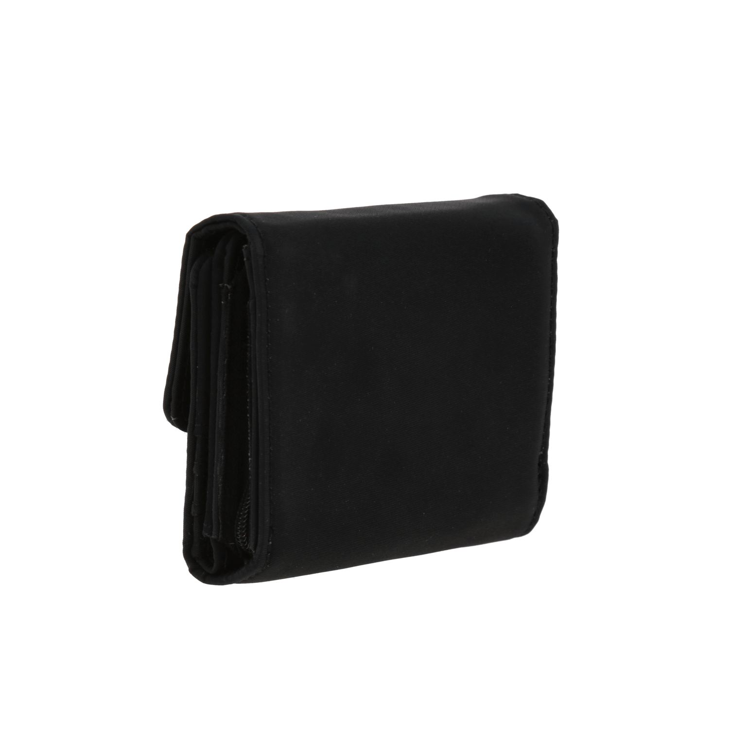 Cartera Madison para mujer negro broche presión tarjetero 3