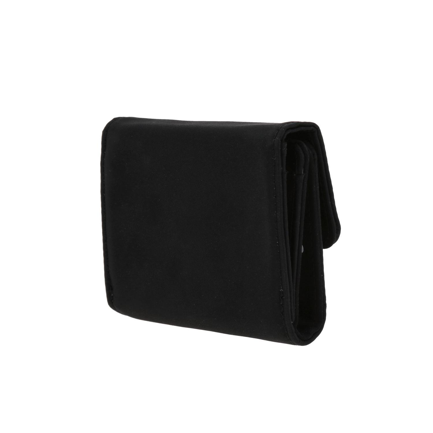 Cartera Madison para mujer negro broche presión tarjetero 5