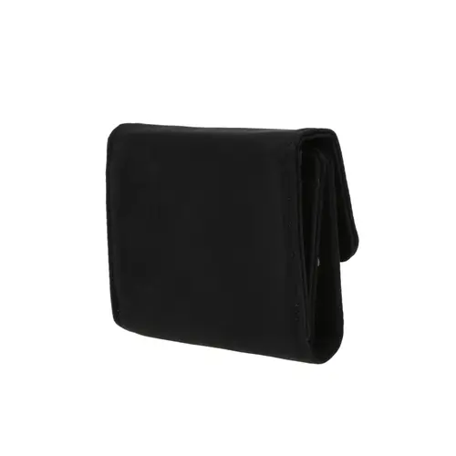 Cartera Madison para mujer negro broche presión tarjetero 5