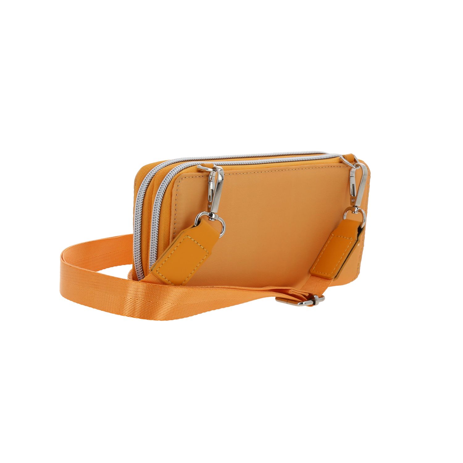 Cartera elegante para dama Madison by Chenson color naranja con doble compartimento 3