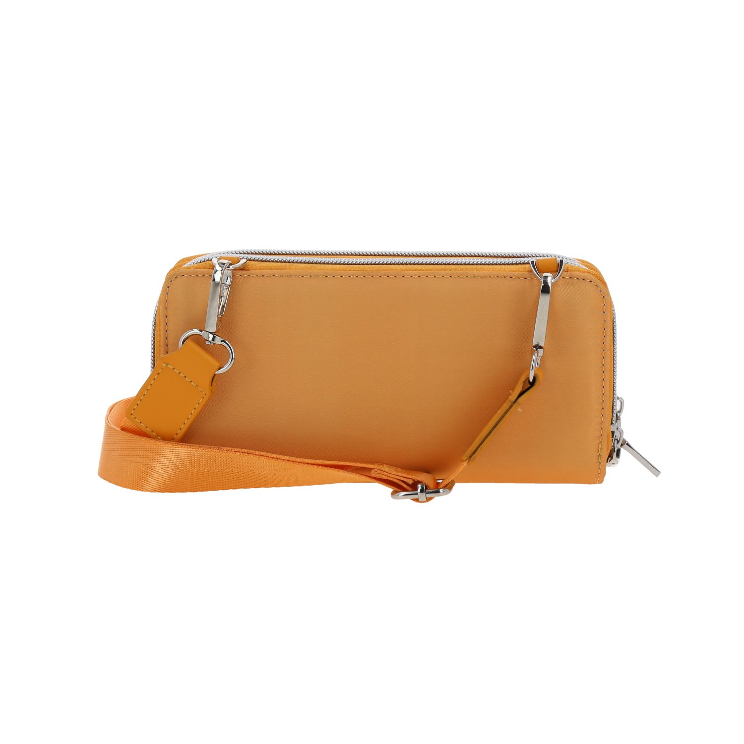 Cartera elegante para dama Madison by Chenson color naranja con doble compartimento 4