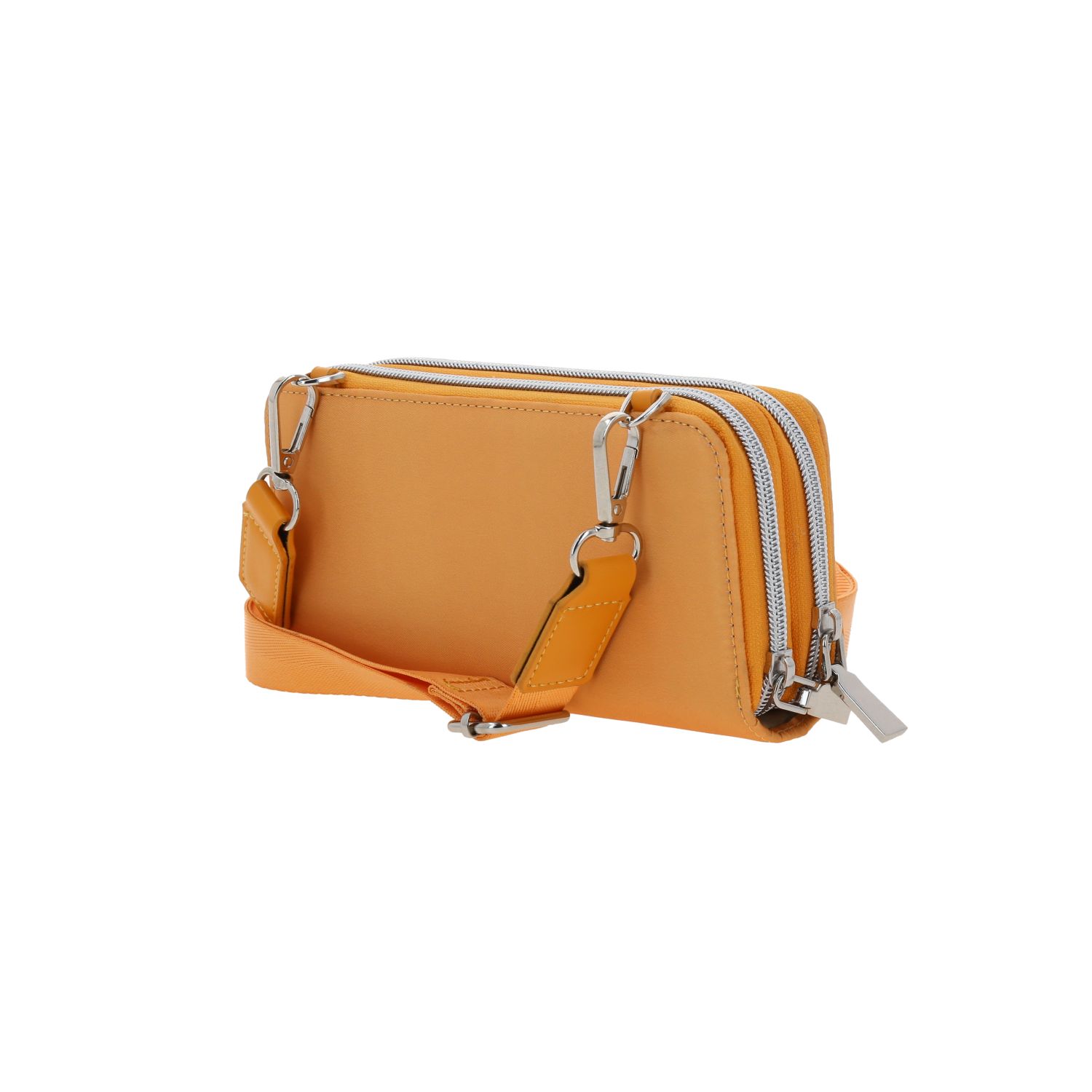 Cartera elegante para dama Madison by Chenson color naranja con doble compartimento 5