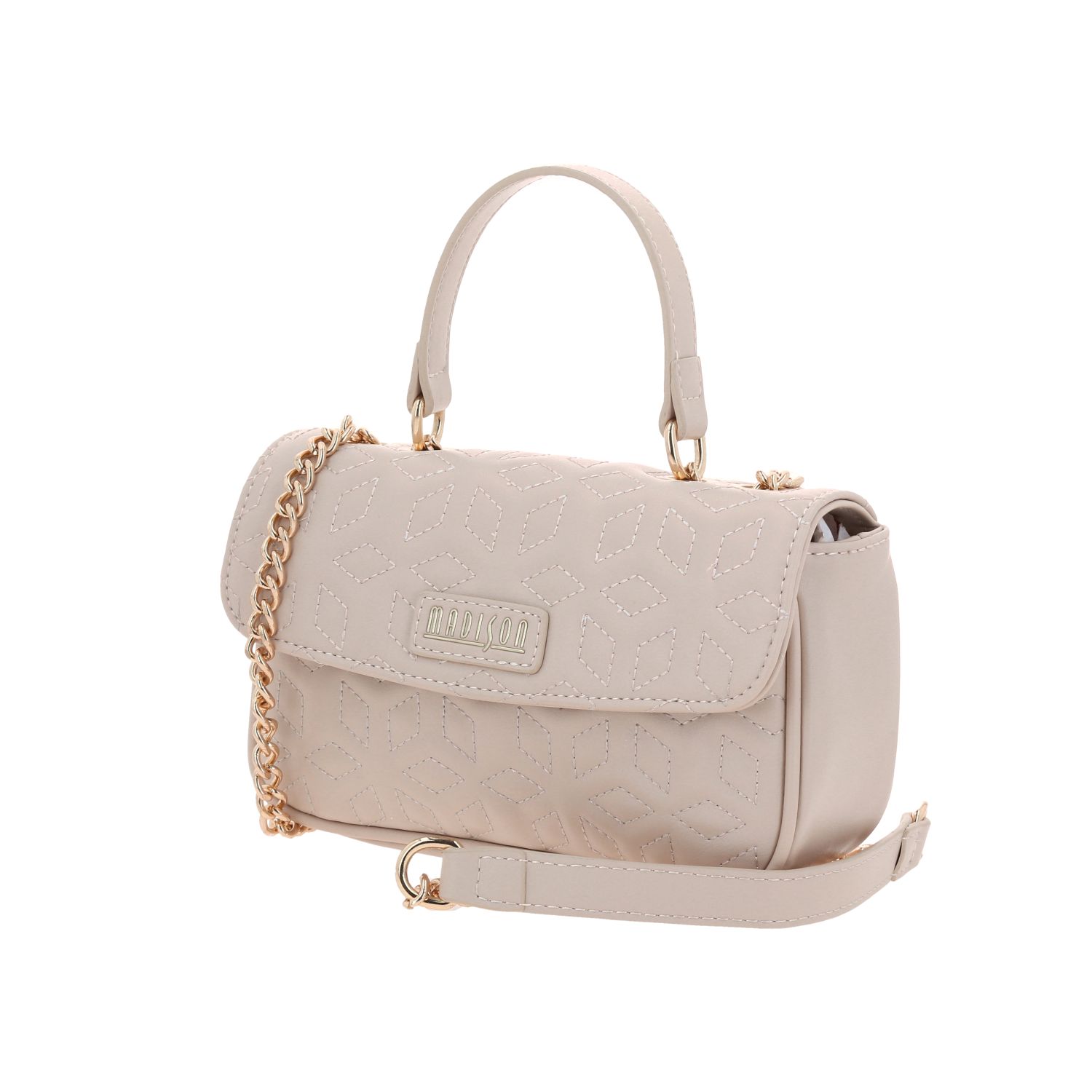 Bolsa de Lado para Dama Madison by Chenson Beige con Diseño Funcional 2