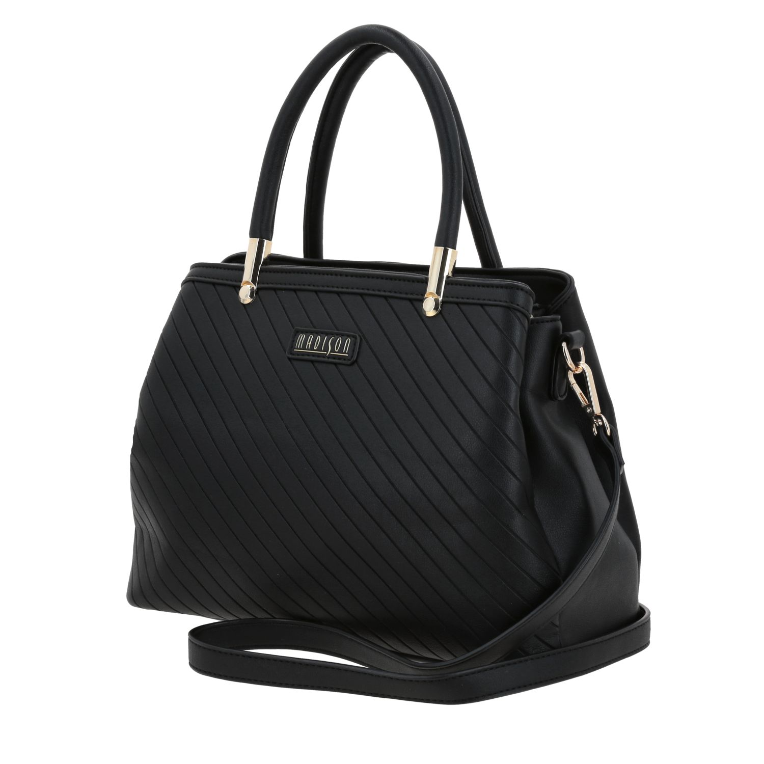Bolsa de Mano para Dama Madison by Chenson Negra con Estilo y Funcionalidad 2