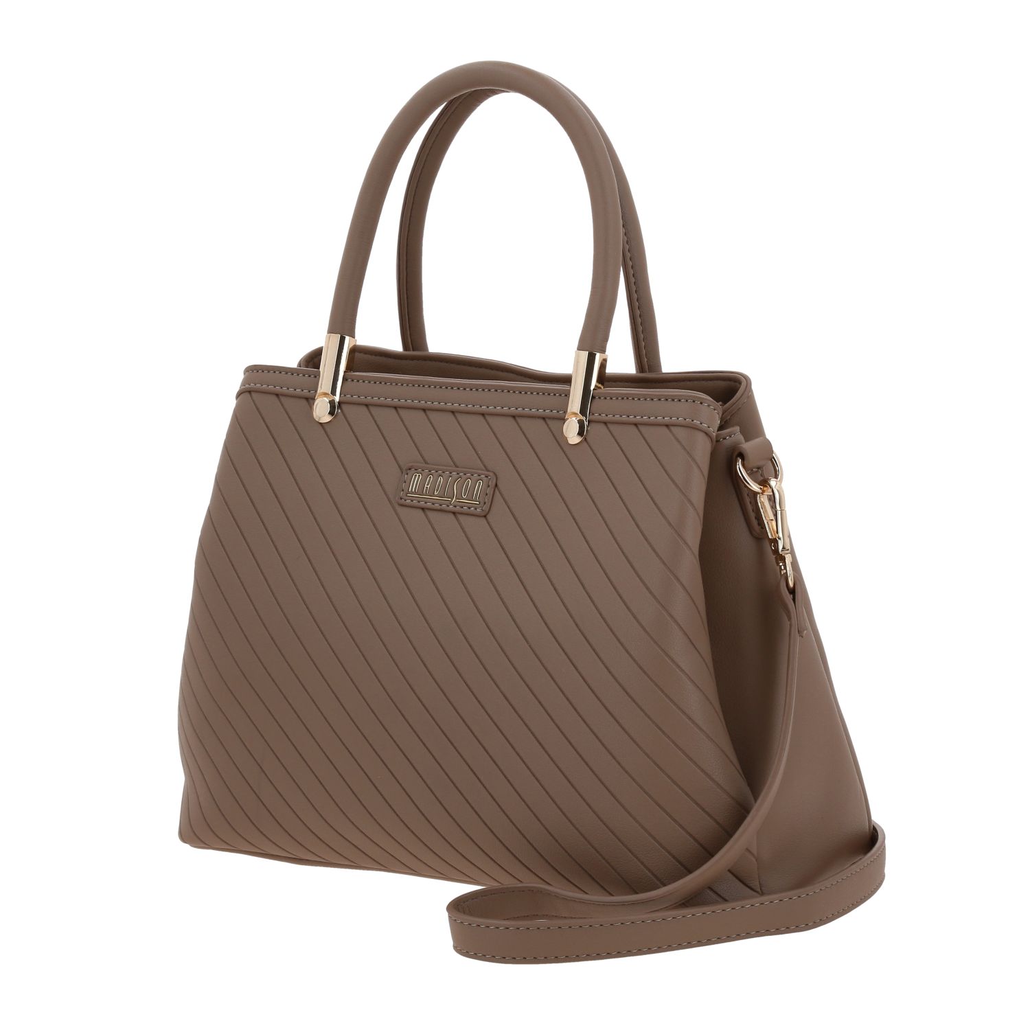 Bolsa de Mano para Dama Madison by Chenson Café - Práctica y Elegante 2