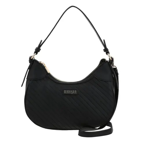 Bolsa de Mano para Dama Madison by Chenson Negra con Amplio Compartimento - Modelo MD25104 1