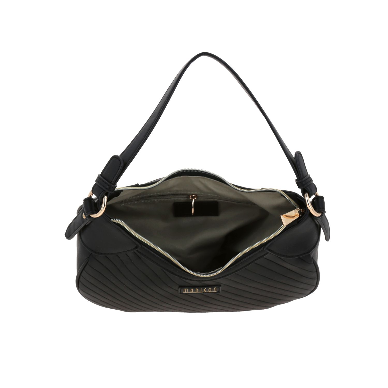 Bolsa de Mano para Dama Madison by Chenson Negra con Amplio Compartimento - vista 2