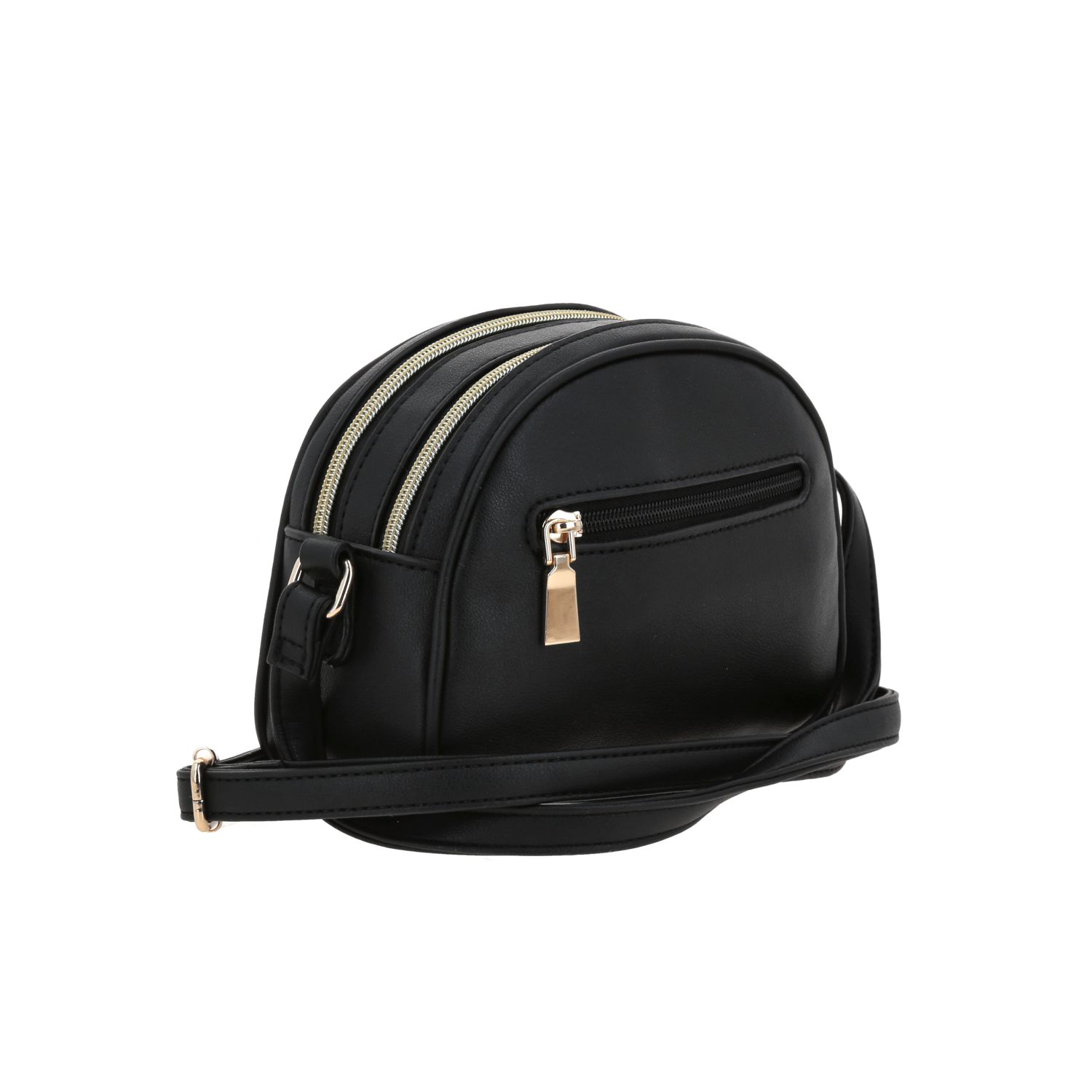 Bolsa de lado para dama Madison by Chenson color negro con doble compartimento 3