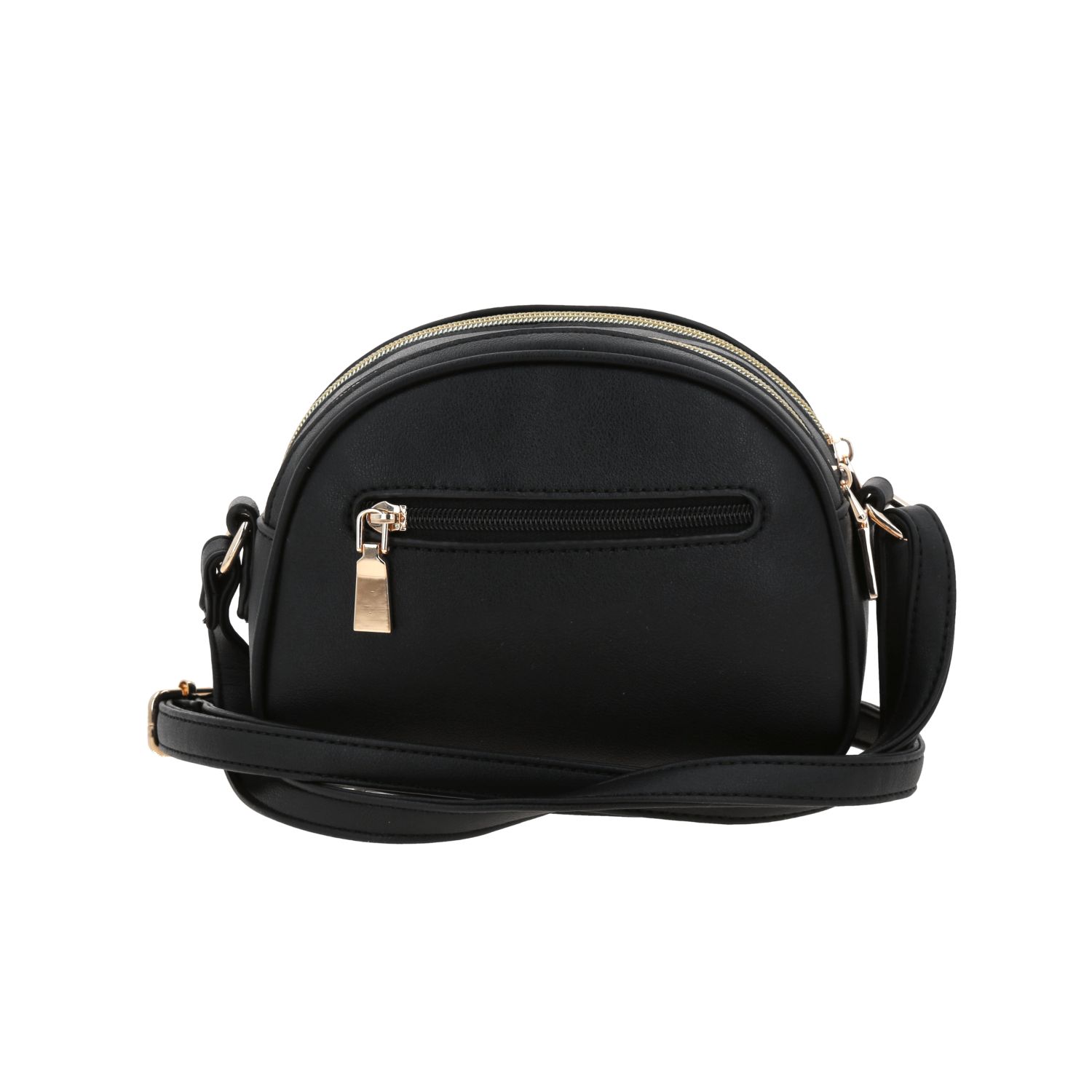 Bolsa de lado para dama Madison by Chenson color negro con doble compartimento 4