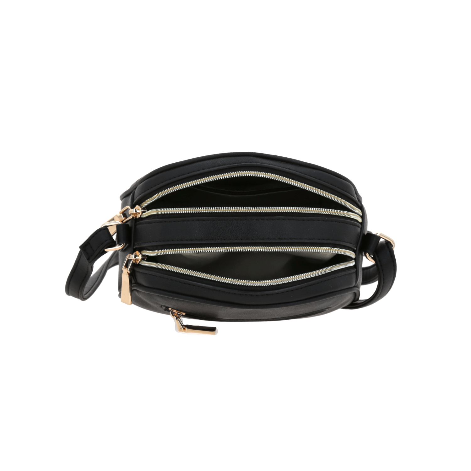 Bolsa de lado para dama Madison by Chenson color negro con doble compartimento - vista 2