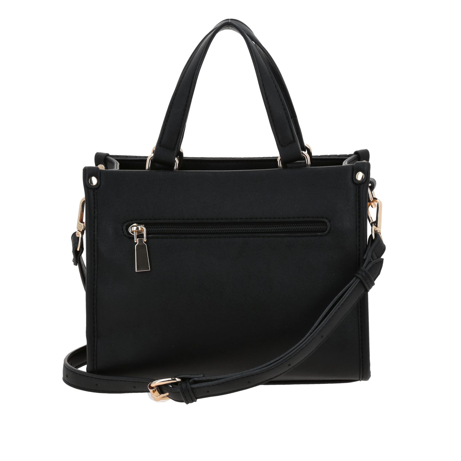 Bolsa de Mano para Dama Madison by Chenson Negra con Amplio Compartimento 4