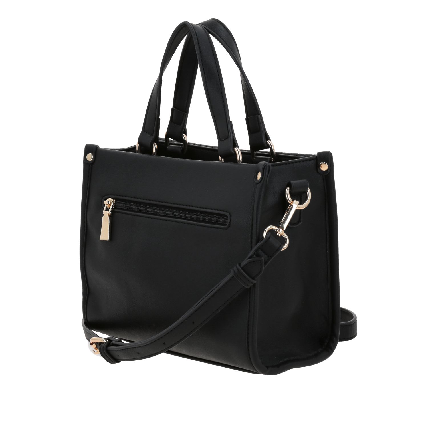 Bolsa de Mano para Dama Madison by Chenson Negra con Amplio Compartimento 5