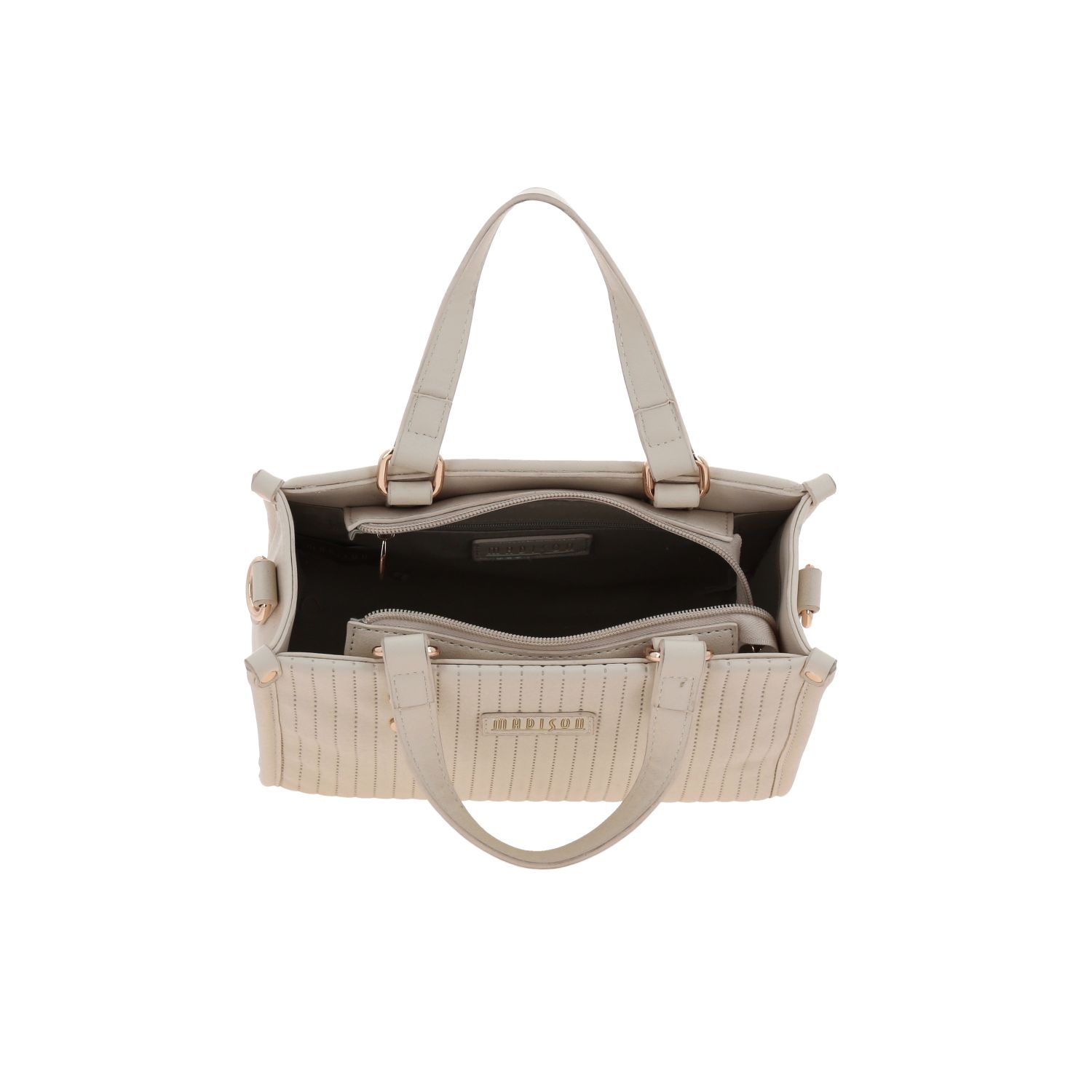 Bolsa de Mano para Dama Madison by Chenson Beige Elegante y Funcional - vista 2