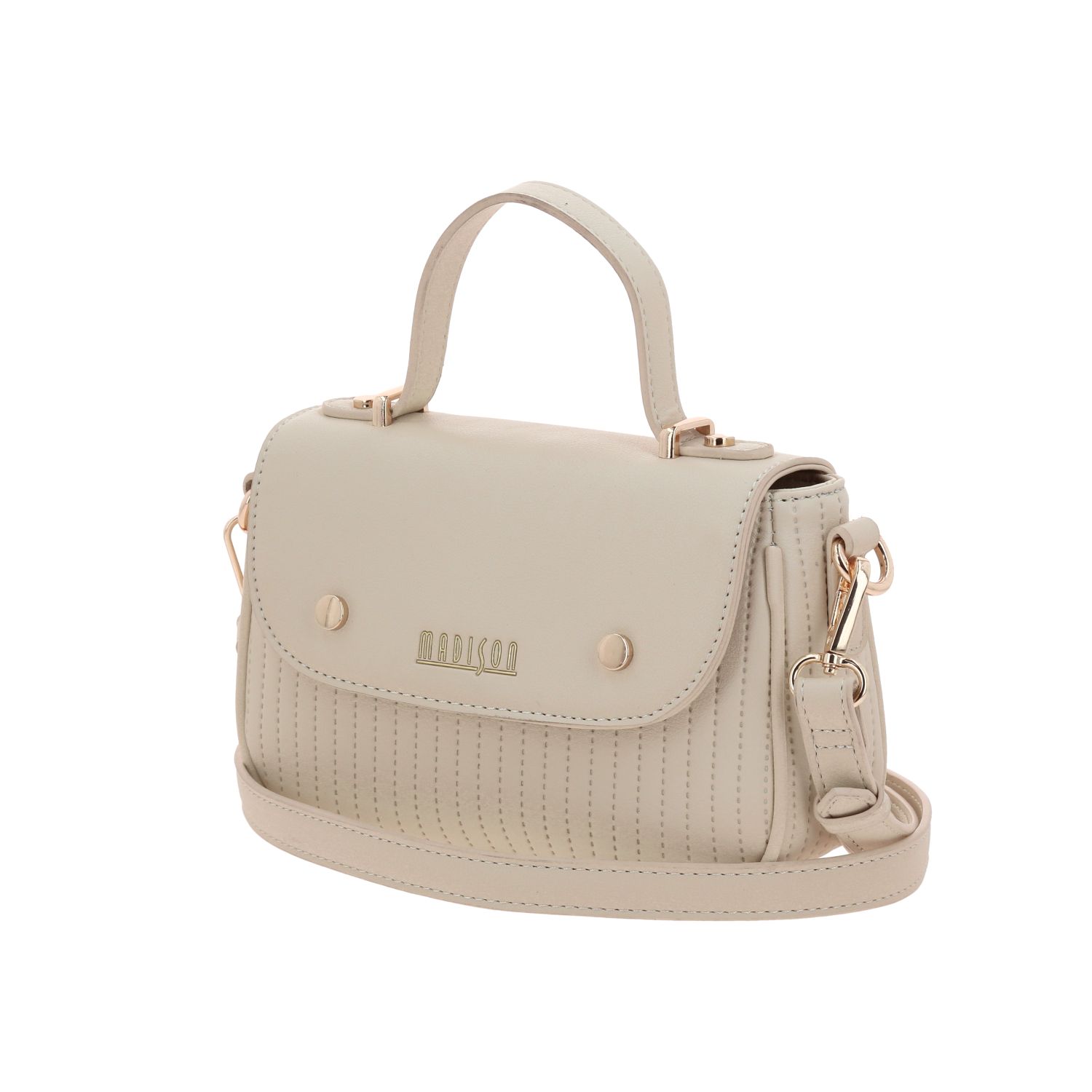 Bolsa de Lado para Dama Madison by Chenson Beige con Asa Ajustable 2