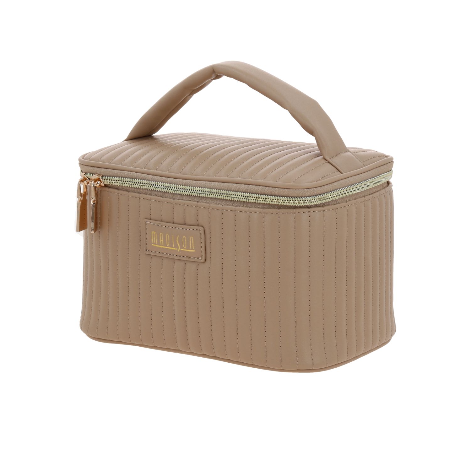 Bolsa de mano para dama Madison by Chenson Café/Oro rosa con organizador 2