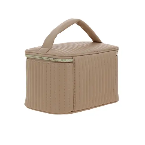 Bolsa de mano para dama Madison by Chenson Café/Oro rosa con organizador 3