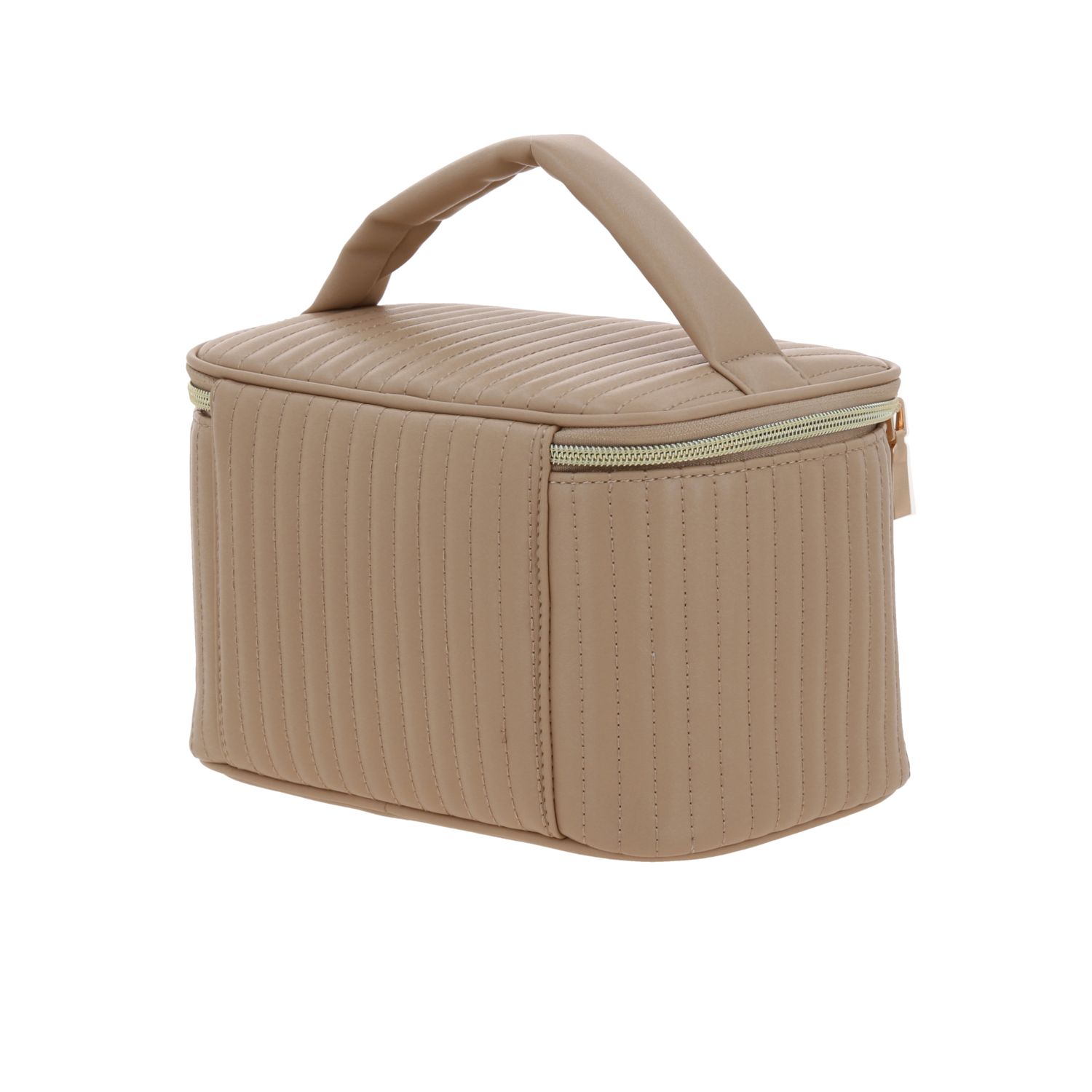 Bolsa de mano para dama Madison by Chenson Café/Oro rosa con organizador 5