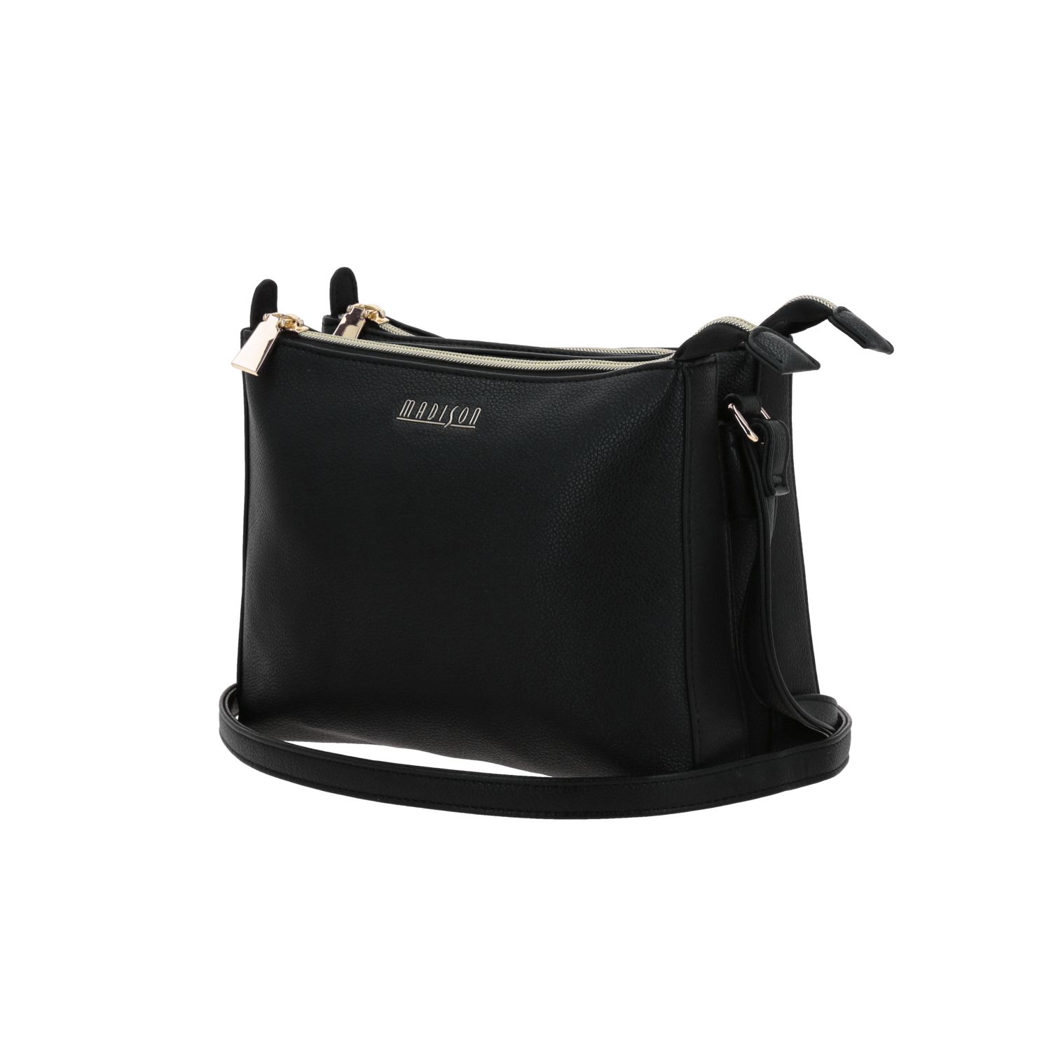 Bolsa de Lado Madison by Chenson Negra con Doble Compartimento 2