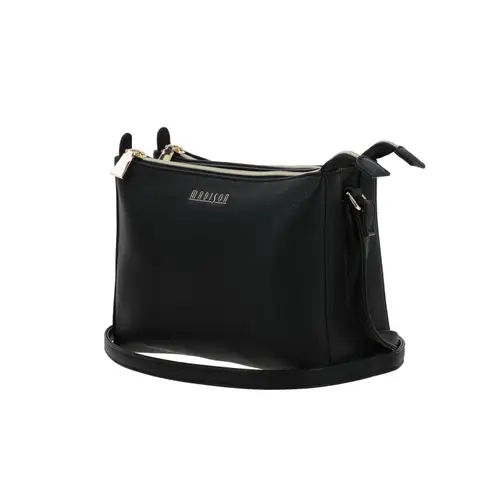 Bolsa de Lado Madison by Chenson Negra con Doble Compartimento 2