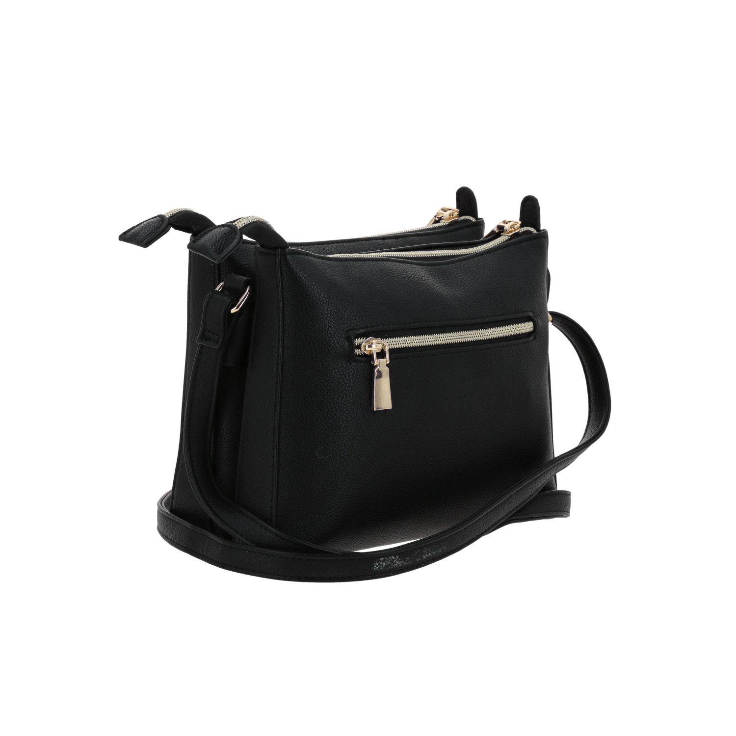 Bolsa de Lado Madison by Chenson Negra con Doble Compartimento 3