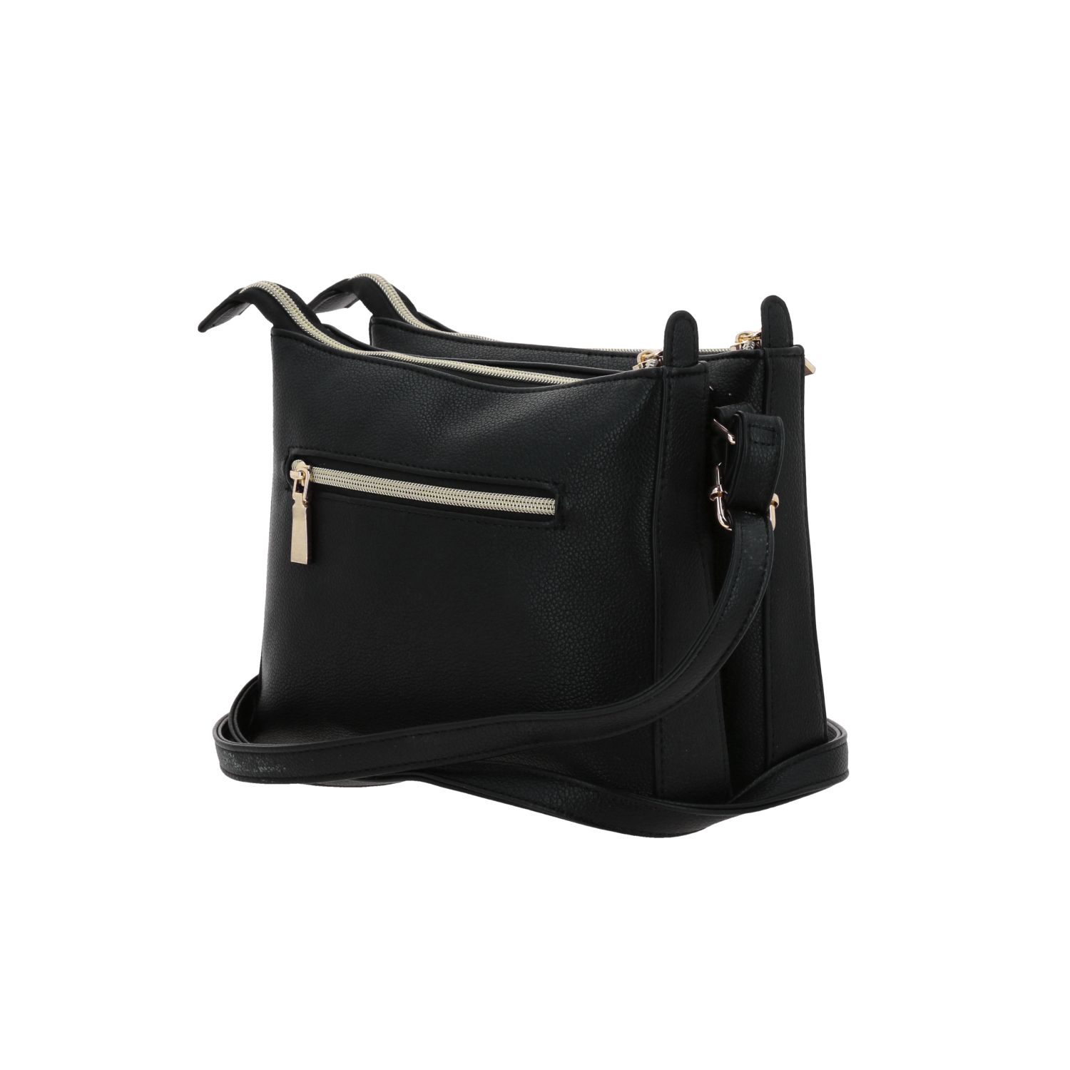 Bolsa de Lado Madison by Chenson Negra con Doble Compartimento 5